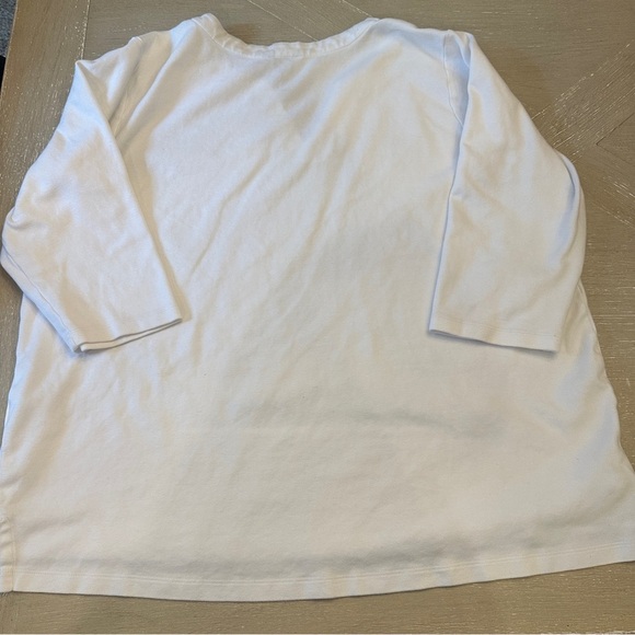 Orvis White Relaxed Fit Blouse - Picture 5 of 5